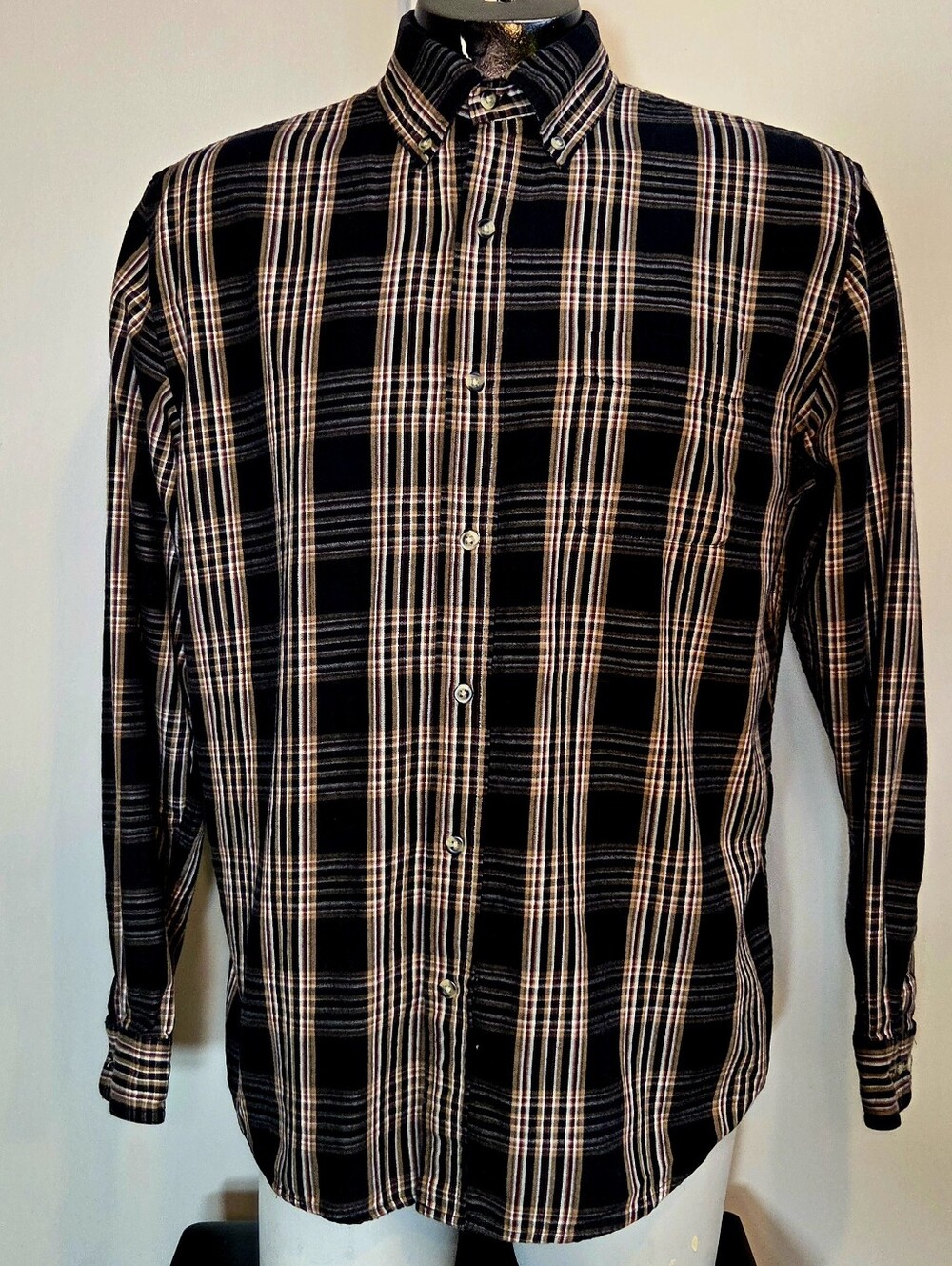 NorthCrest Men's Flannel Plaid Shirt